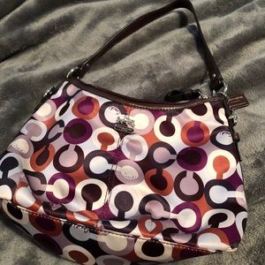 Multi-Color Coach Shoulder Bag